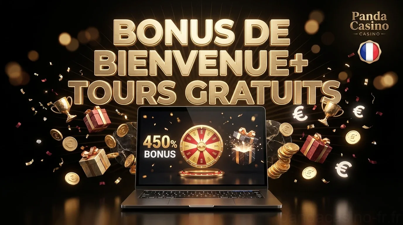 BONUS DE BIENVENUE+ TOURS GRATUITS